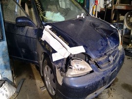 2001 HONDA CIVIC, NAVY BLUE, EX, 1.7L VTEC, AT,  A25078